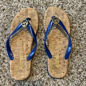 Michael Kors Blue Sandles size 8
